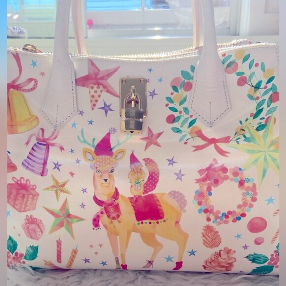 Authentic Samantha Thavasa Japan Limited Edition LINEA J.  2-Way Shoulder Bag - Picture 4 of 14